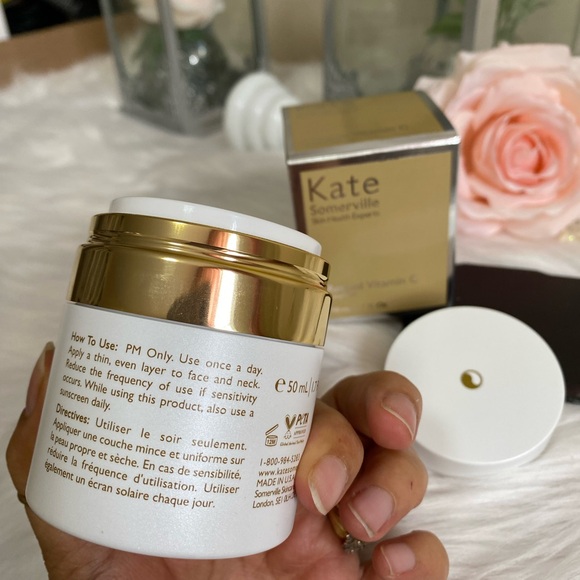 Kate Somerville Retinol Vitamin C Moisturizer Anti Aging Overnight Cream🤎NEW - Picture 11 of 12